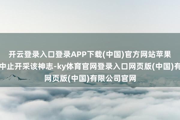 开云登录入口登录APP下载(中国)官方网站苹果里面本周已中止开采该神志-ky体育官网登录入口网页版(中国)有限公司官网